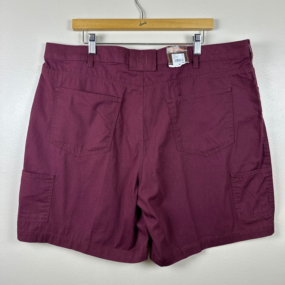 Ranch Tough Women's 20 Shorts Burgundy Stretch Utility Cargo Workwear New